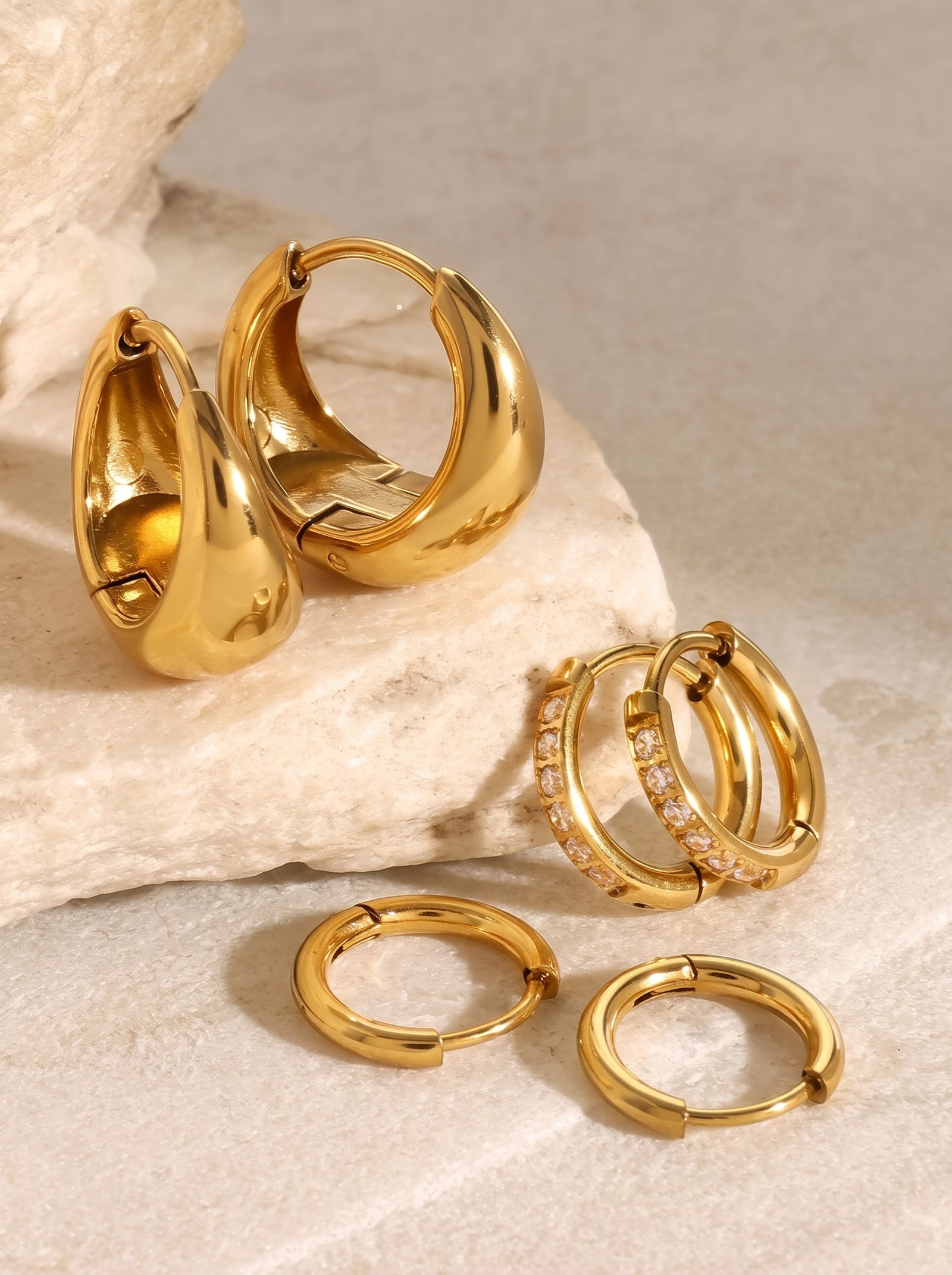 Gold Hoop Earrings